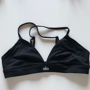 ALO Yoga Black Triangle Sports Bra NWOT